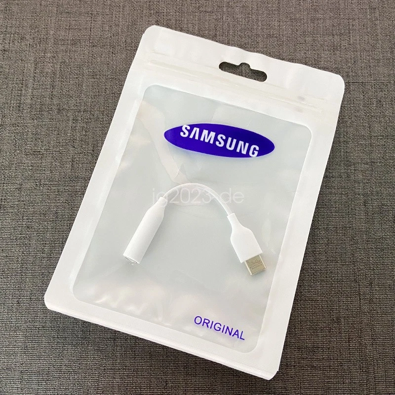 Original Samsung Audio Adapter USB-C auf 3,5mm Jack Klinke Aux Kopfhörer Kabe Op - Bild 3 von 4