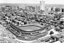 1978 WRIGLEY FIELD CHICAGO CUBS MLB BASEBALL GAME DAY AERIAL 8X12 PHOTO ILLINOIS