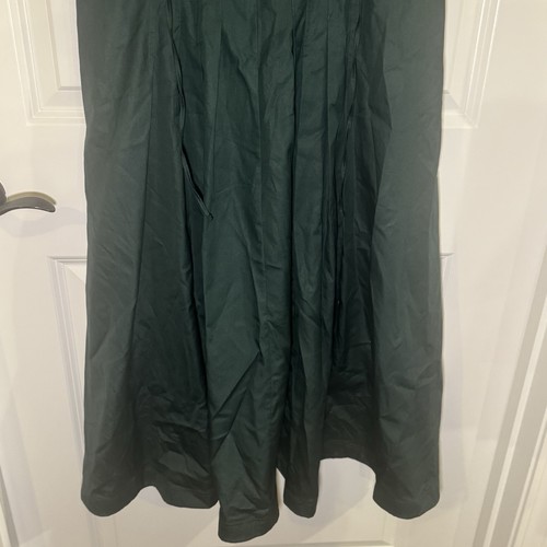 Ärmelloses Kleid Größe US 4 Marni Baumwoll Popeline in Smaragd - Bild 4 von 12