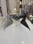 Vtg Star Wars Tie Interceptor Vehicle Complete 1984 Kenner Working! *NM*