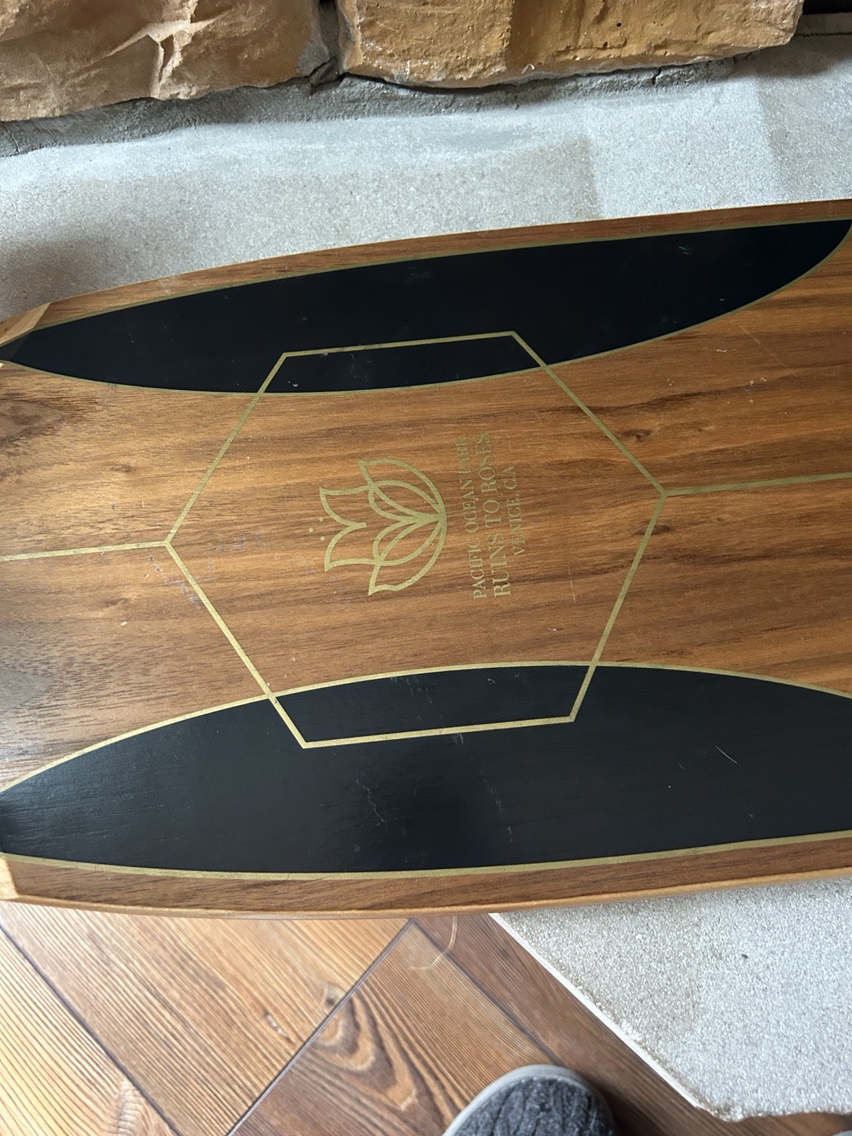 Z-Flex Ruins to Roses Roundtail longboard.