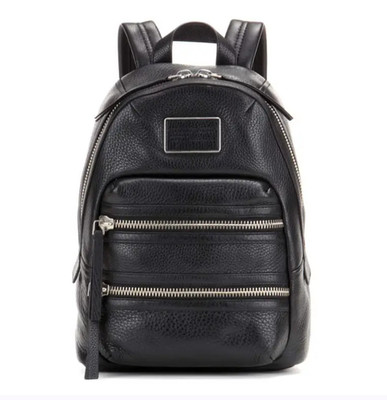 RARE, NWT Marc by Marc Jacobs Black Leather DOMO BIKER BACKPACK-$478