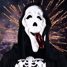 30th Anniversary Ghost Face Mask Costume - Scream - Adults - Fast Ship USA