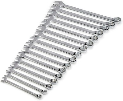 Steelman Pro 16-Piece Metric 6-Point Combination Wrench Tool Set, Durable Steel