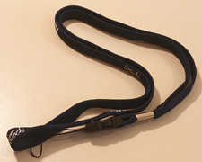 PNY Attach  Lanyard Neck Strap Key Chain ID Badge Holder Navy Blue Fabric muache