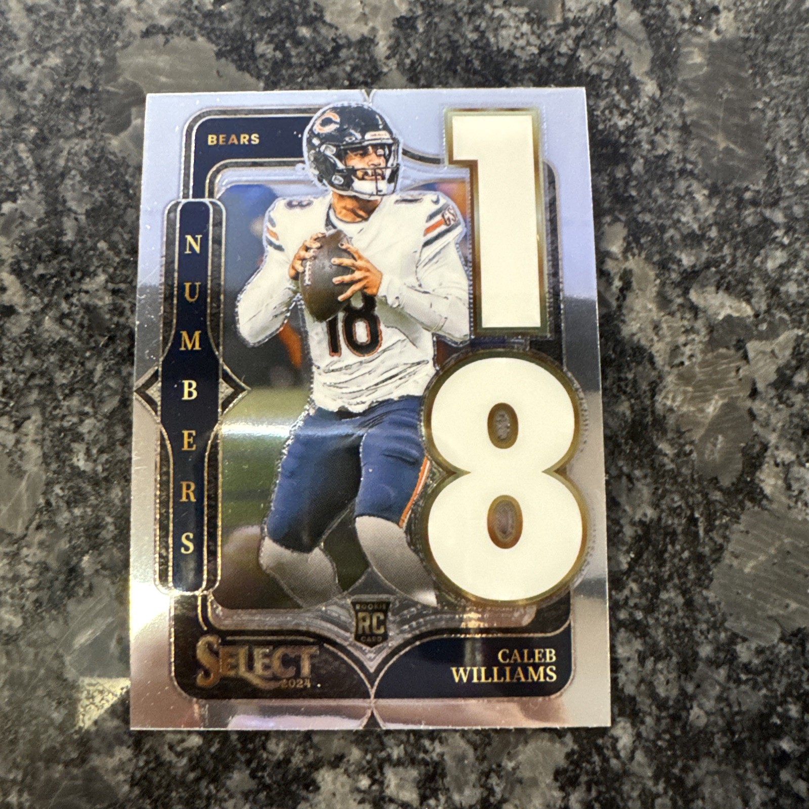 2024 Panini Select - Select Numbers Caleb Williams #19 (RC) Chicago Bears