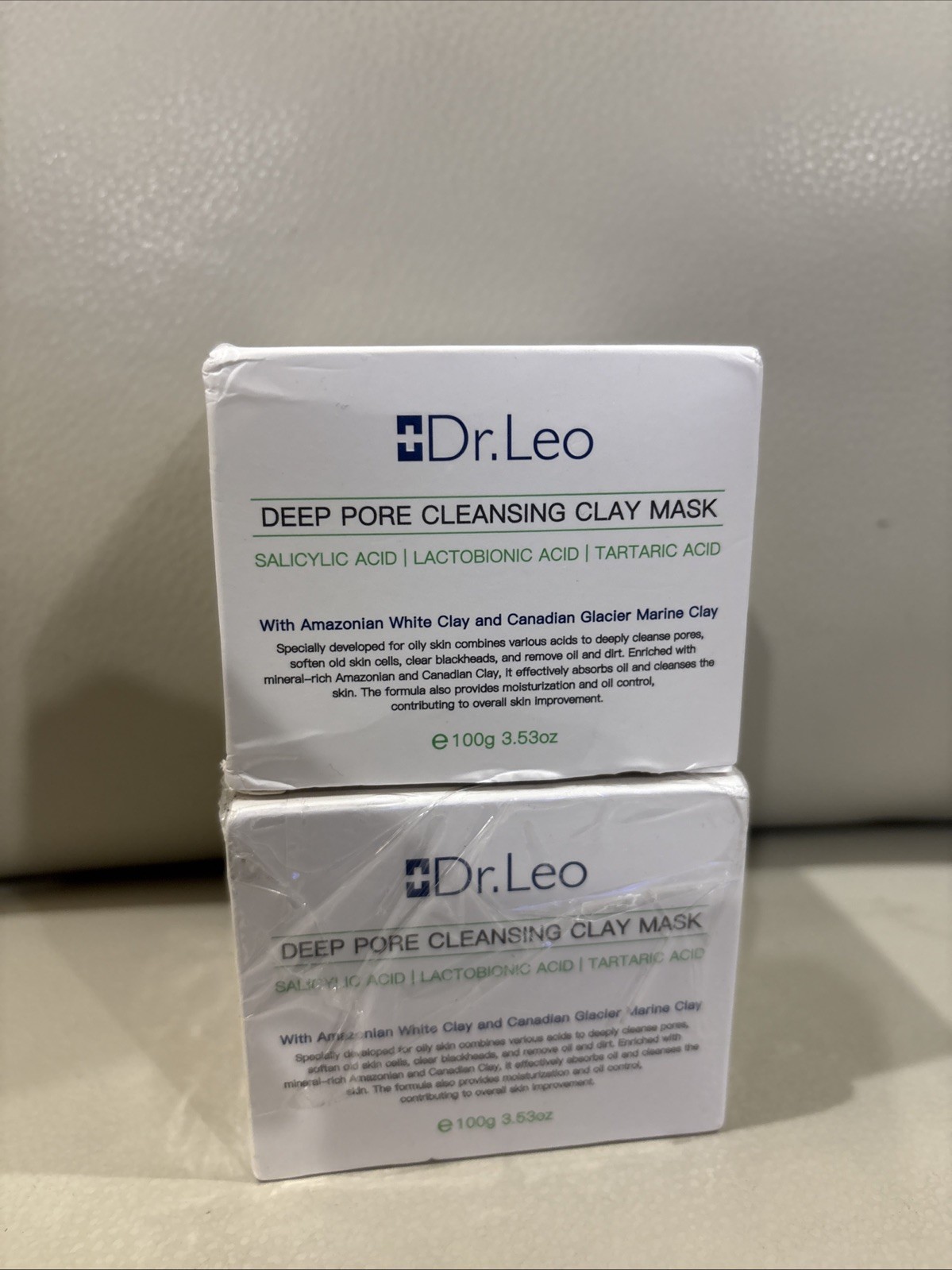 2 Pk | Dr.Leo Amazon White Deep Pores Cleansing & Purifying Clay Mask 100g