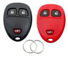 Replacement Key Fob Shell Keyless Entry Remote Car Key Fob Case Black  Red