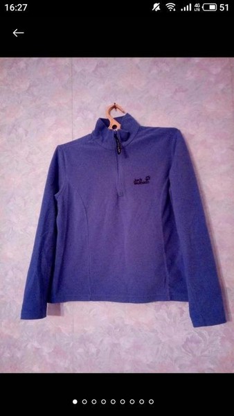 Women Jack Wolfskin Fleece Navy 34 / XS / 42
