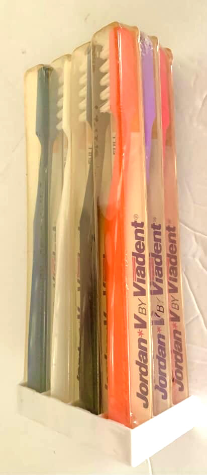 Jordan*V by Viadent, Lot of 12 Soft Toothbrushes, Made in No