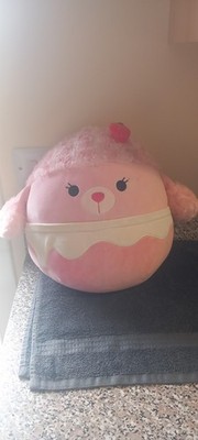  Große Squishmallow 12 Zoll Brandneu mit Etikett Chloe Pudel Plüsch Squishmallow Erdbeerkuchen