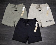 essentials fear of gods shorts medium Stretch limo Black