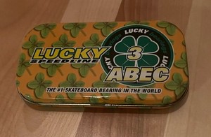 Lucky 3 Speedline Abec Skateboard Bearings used Dirty - As Is Untested LOOK
