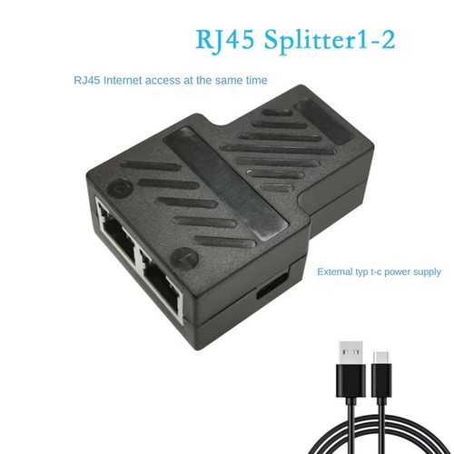 Rallonge réseau 100 Mbit/S port RJ45 1 vers 2 adaptateurs Ethernet T6S9 - Photo 9/9