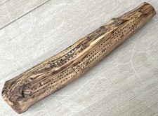 Cribbage Board Custom - Unusual - Custom patterned wood- New Free Shipping 