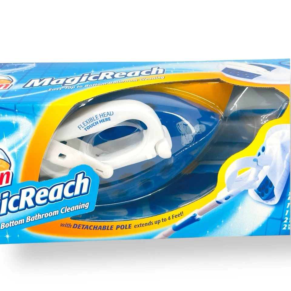 Mr Clean Magic Reach Kit de inicio Herramienta de limpieza de baño Poste desmontable con RECARGA Foto 2 de 4
