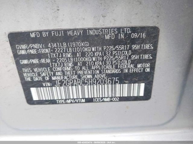 (LOCAL PICKUP ONLY) Hood Fits 13-17 XV CROSSTREK 934426 Foto 4 de 4