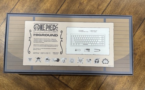One Piece X HG Summit 65 Mechanical Keyboard - Roronora Zoro New in Box - Picture 2 of 5