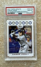 2021 Topps Update Aaron Judge 70 Years of Topps Baseball #70YT58 PSA 10