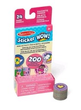 Melissa Doug Sticker WOW Mini Activity Pad and 200 Refill Stickers for...