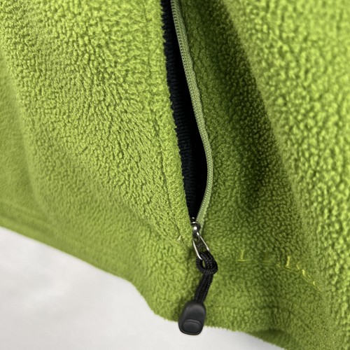 Pullover LL Bean T-snap para hombre mediano regular verde polar Polartec - Imagen 4 de 13
