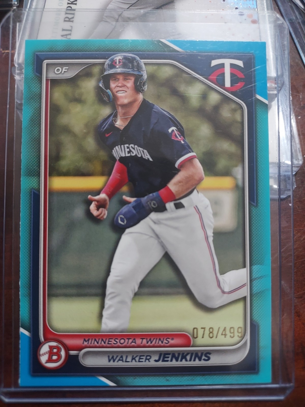 Walker Jenkins 2024 Bowman 1st SKY BLUE BORDER SP /499 Paper Prospect BP-43 Rare