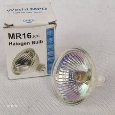 WeshLMPO MR16 JCR Halogen Bulb 12V 50W 2700K Dimmable GU5.3 Spotlight