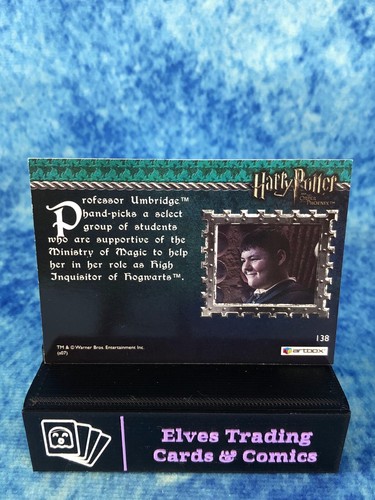 Harry Potter and Order of the Phoenix Col. Update SINGLE Non-Sport Trading Card - Picture 96 of 172