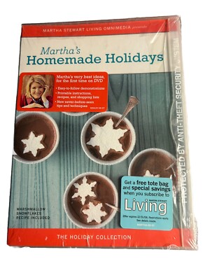 Lot Of 3 : Martha s Stewart Holiday DVDs , New Sealed DVD