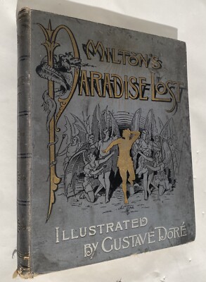 Milton's Paradise Lost, Altemus Edition, Illustrated Gustave Dore 1890 Antique