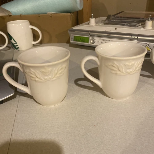 Set of 2 LENOX Butlers Pantry 4” Coffee Tea Mug MINT