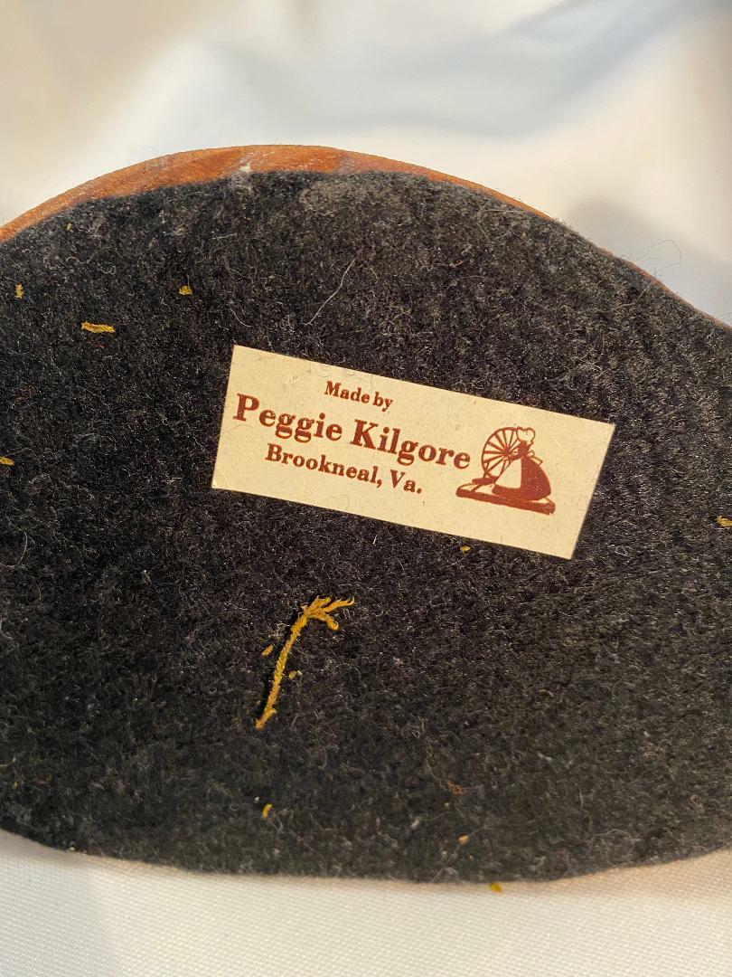 PEGGIE KILGORE RAGEDY ANN & ANDY CORN HUSK DOLL WOOD BASE VINTAGE eBay