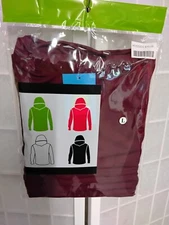 Hoodie Red High Visibility Shirt  / Air Cooling Flow w/ UV Protection