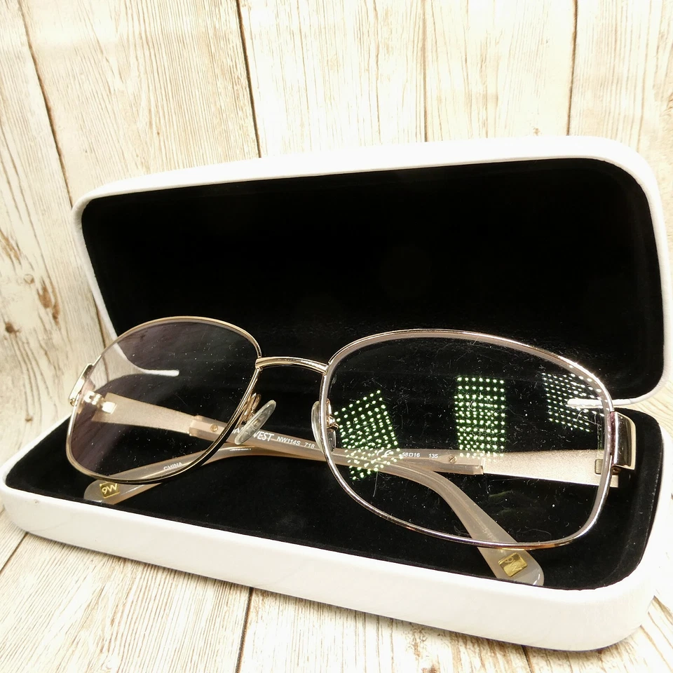 MARCOS de gafas de metal dorado Nine West con estuche - NW114S 718 58-16-135 Foto 3 de 4