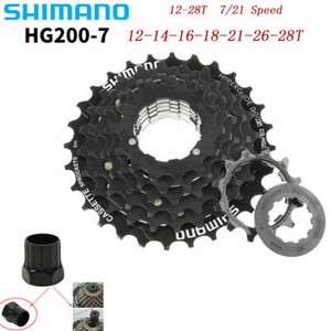 Shimano CS-HG200-7 Speed Mountain Bike Bicycle Cassette 12-28T or 12-32T New