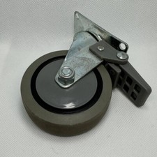 Castor Wheel Bolt Hole Swivel with Total Lock Trolley Ø75mm 45kg