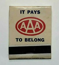 FS Matchbook Full~ Huron County Automobile Club~ AAA~ Norwalk, Ohio