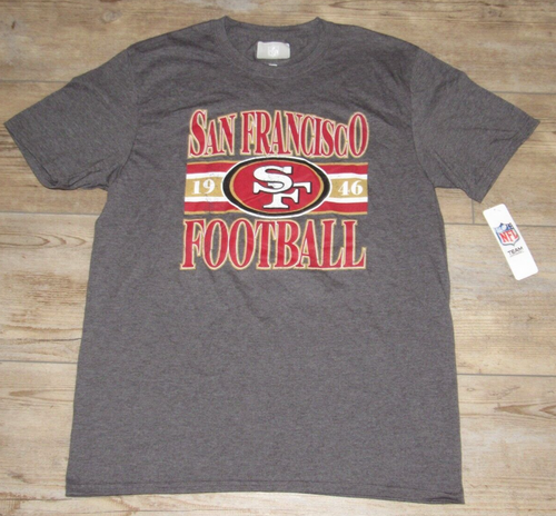 San Francisco 49ers Gray NFL Team Apparel T-shirt Shirt size Men's Large