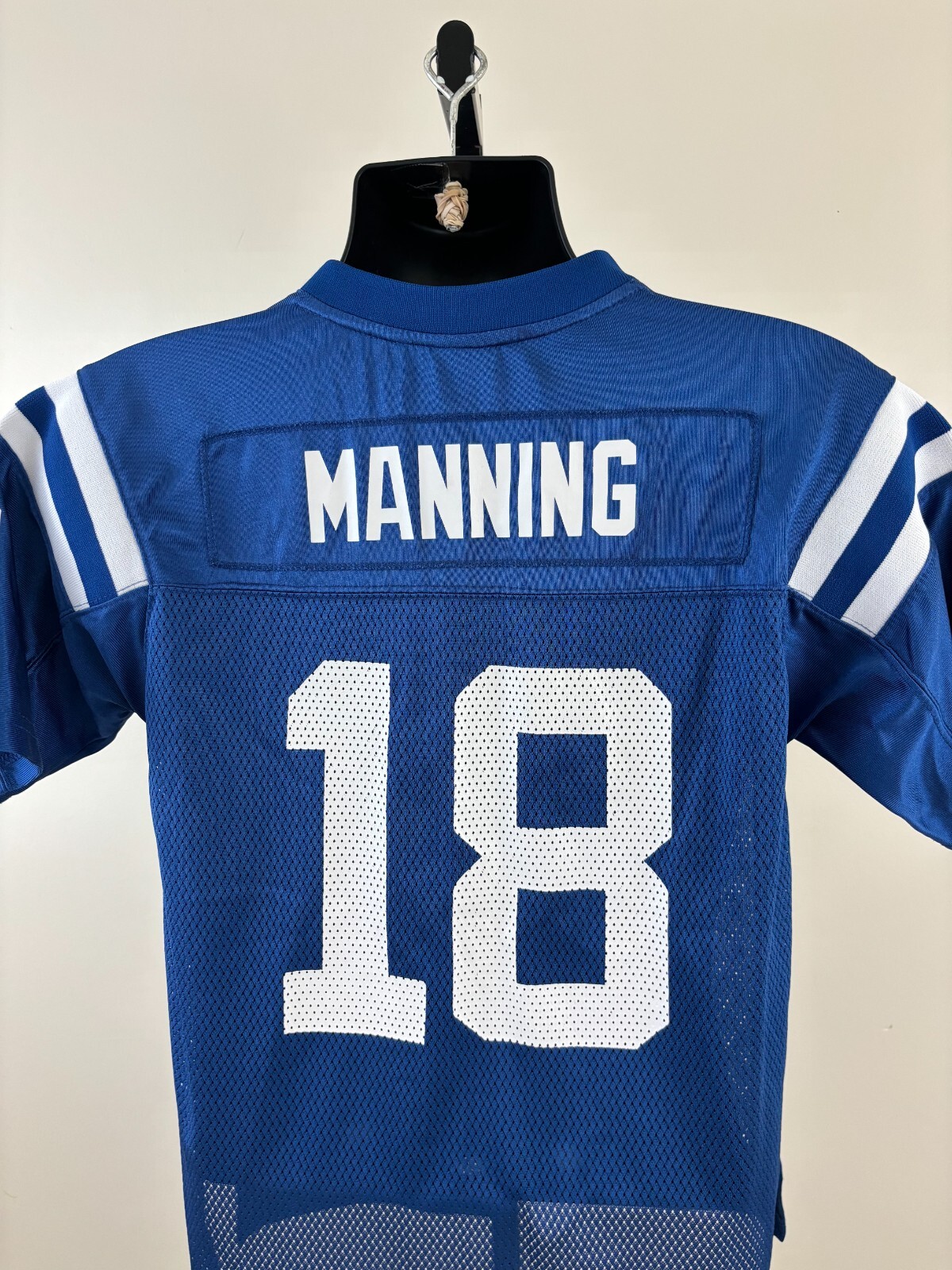 PEYTON MANNING #18 Indianapolis Colts Boys Large Reebok On-Field NFL Jersey EXC thumbnail 4