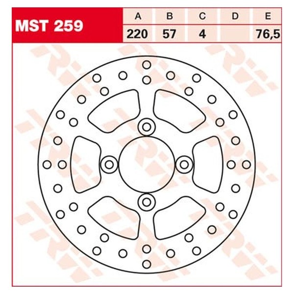 Bremsscheibe Starr MST259 FüR Yamaha Motorrad-image