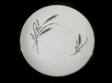 Society Fine China Harvest Time Platinum Wheat 8 1/2" Salad Plate
