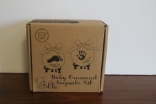 Baby Handprint Footprint Ornament Keepsake Kit - Personalized Prints Ornaments
