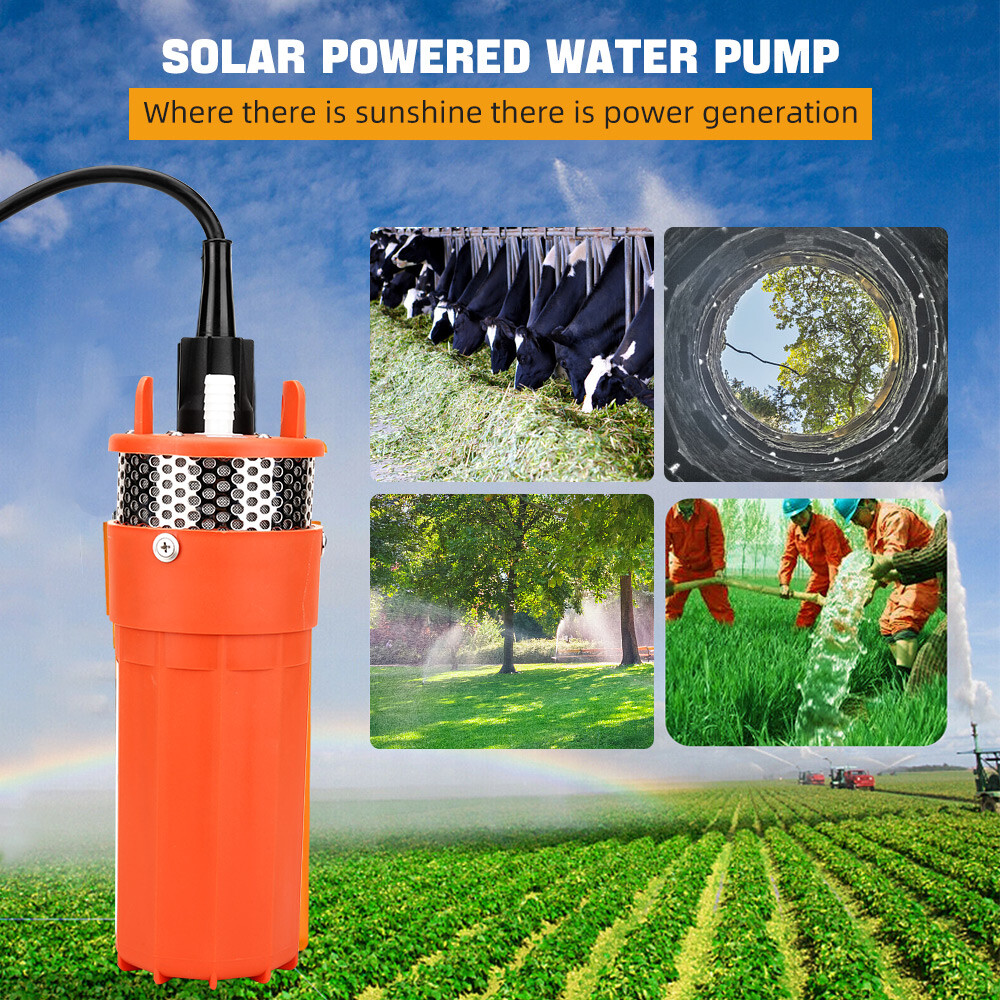 Submersible Solar Bore Pump 24V/70M Deep Well Water Pump SelfPriming
