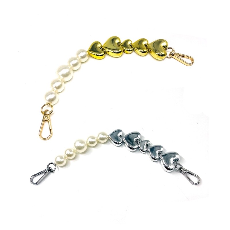 Pearl Beaded Handbag Chain Strap for DIY Purse Clutch Accessory-image