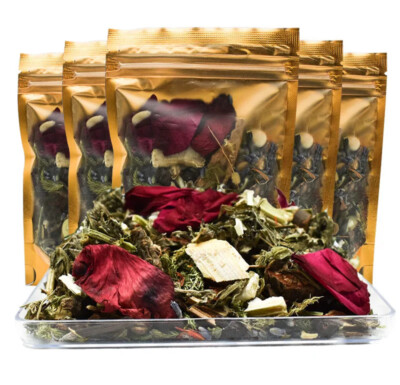 Yoni dampfende Kräuter (3er-Pack) - V-Detox, Reinigung, pH-Balance, Geruchskontrolle von HGS