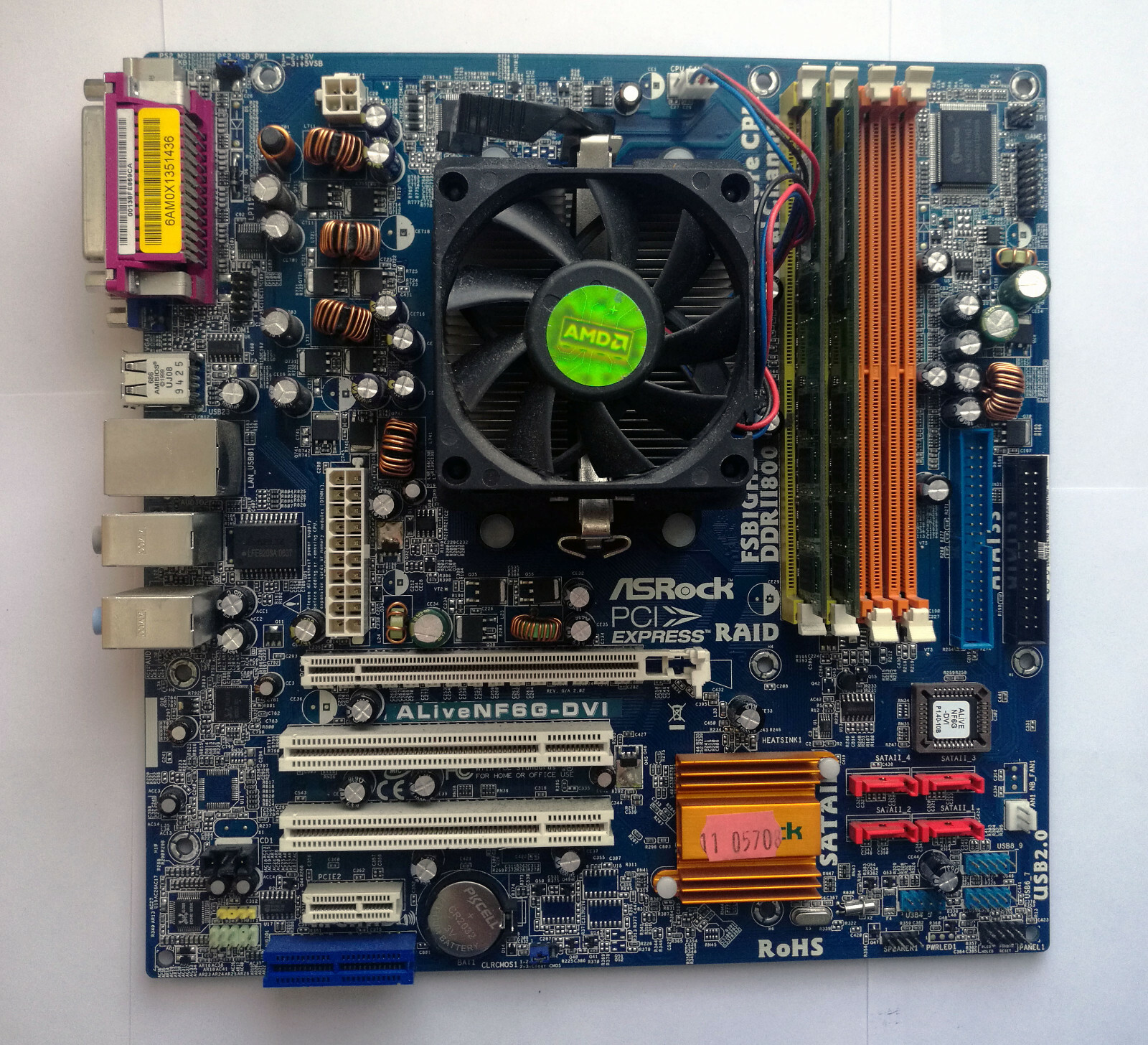 ASRock ALiveNF6G-DVI Mobo with Athlon 64 X2 4200+ CPU and 4GB RAM - Test  OK! 4711140874500 | eBay