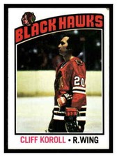 1976 Topps #242 Cliff Koroll