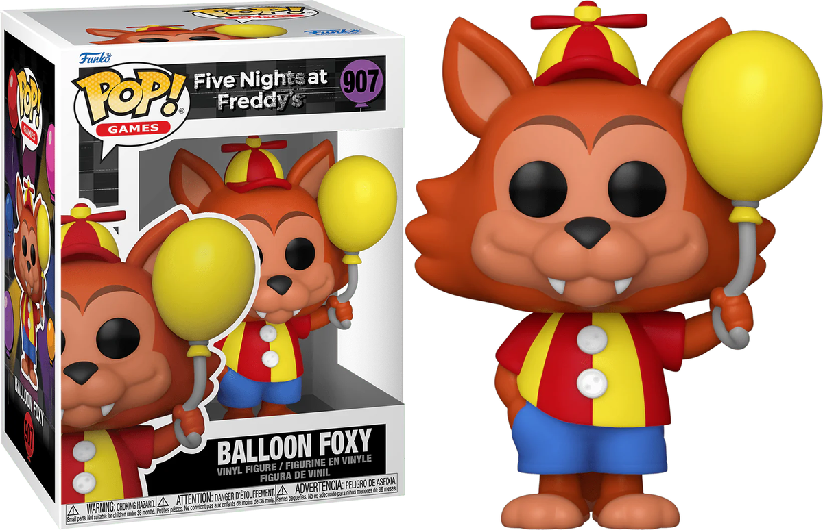 Funko POP! Games: Five Nights at Freddy's - Balloon Foxy #907 | eBay