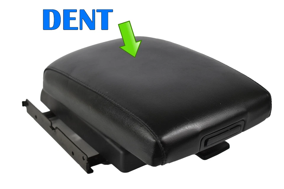 Nissan Máxima 2004-2006 consola central cuero negro tapa reposabrazos emergente OEM Foto 2 de 4