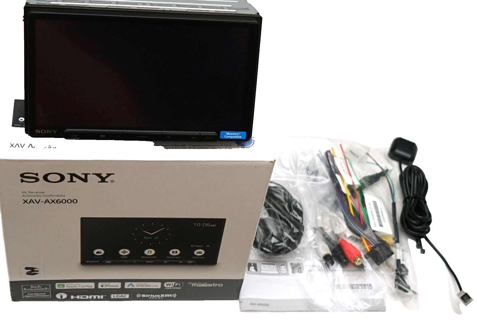 Sony 2 din coche Receptor de medios digitales sin CD